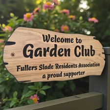 Personalised Oak Carved Rustic Wooden Sign House Name Address Plaque Outdoor