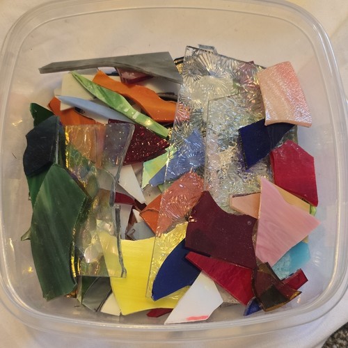 500g stained glass offcuts - 500g,