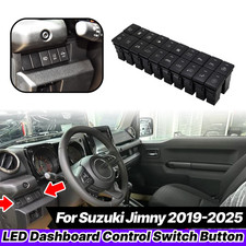 LED Dashboard Control  Button Push Switch Button For Suzuki Jimny 2019-2025