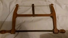 Vintage Wooden Bow Saw Wm