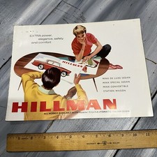 HILLMAN Car Brochure Fold Out