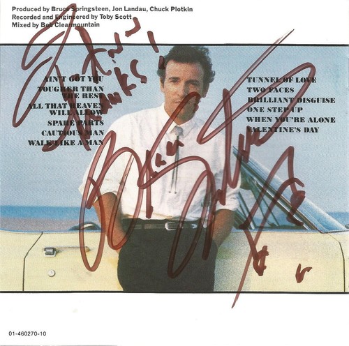 Bruce springsteen signed - springsteen,