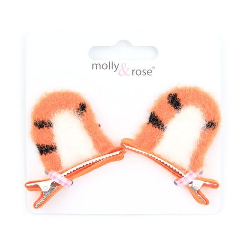 Tiger ears hair clips kids - ears,