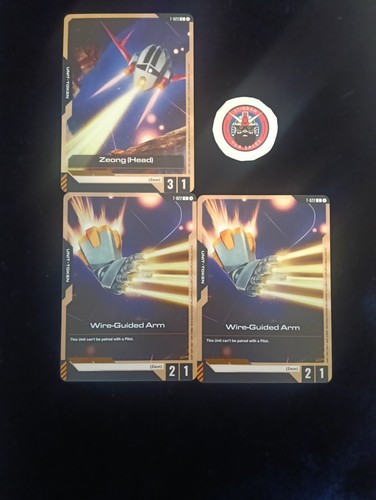 Gundam tcg zeong head - and, wire