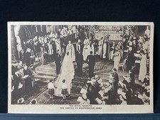 Antique postcard Royal Wedding