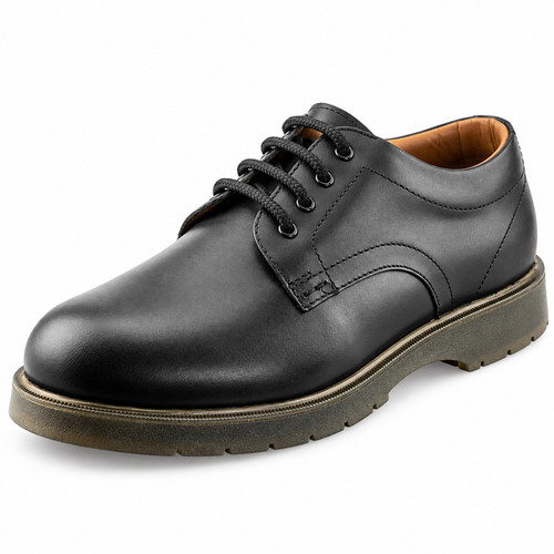 Mens grafters black - black, leather