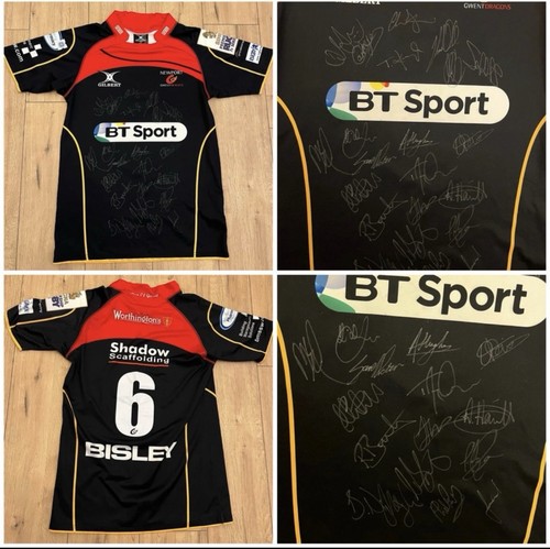 Newport gwent dragons signed - newport,