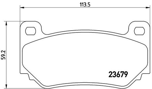 Fits brembo 018 - 52, ham