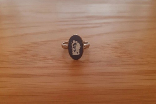 Sterling silver wedgewood - silver, blue