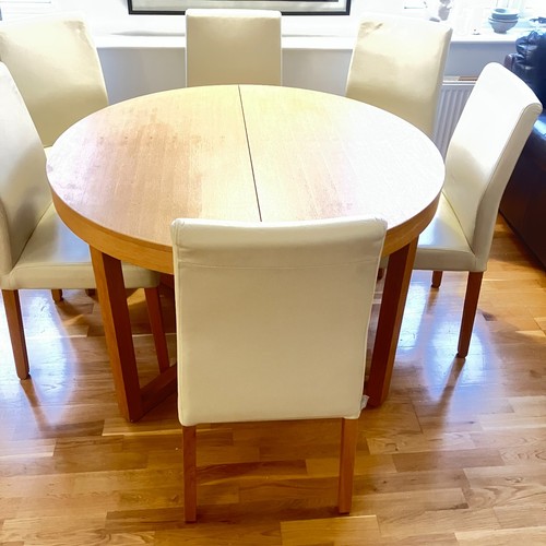 Habitat oak extending dining