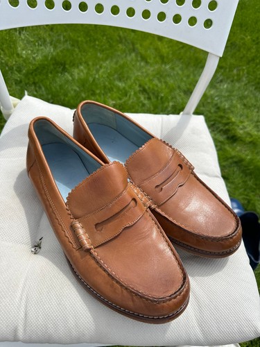 Grenson mens tan brown leather - grenson,