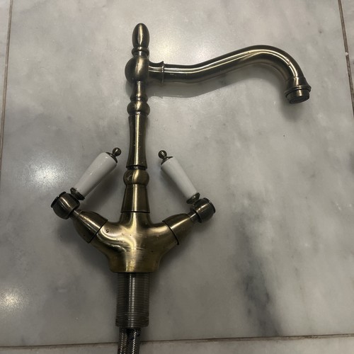 Antique brass kitchen - brass, tap