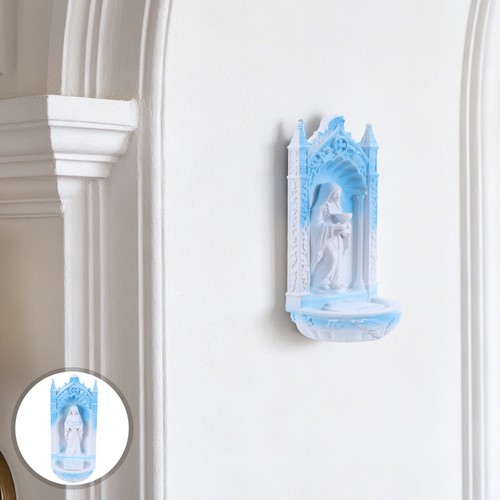 Holy water font wall - water,