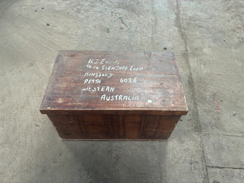 Vintage wooden tool box - vintage,