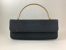 Vintage 1960s Black Gros-grain