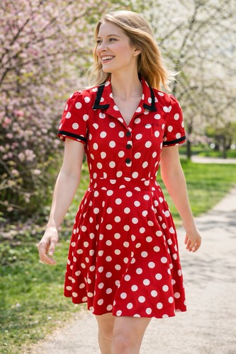 Disney minnie mouse red polka - minnie,