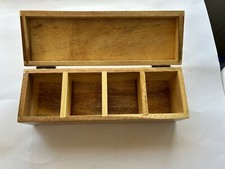 Acacia Wooden Box Metal