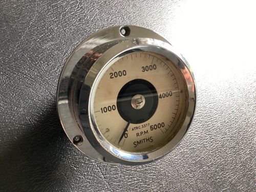Smiths white faced rev counter