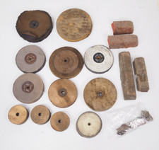 Job Lot of Vintage Polishing Mop Buffing Machine Heads & Compound