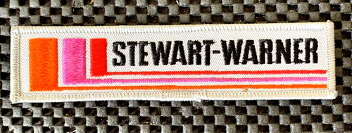 Stewart warner sew patch - stewart-warner,