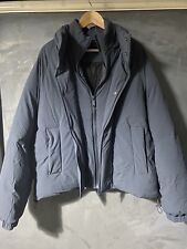 Zara Men Technical Padded Jacket Size L Men Black Puffer Parka Oversized