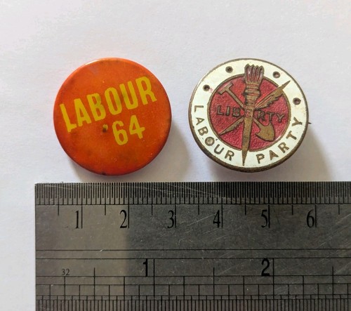 Vintage labour party pin - vintage,