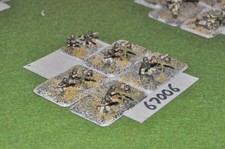 15mm WW2 / italian - paratroopers 15 figs & 3 MGs - inf (67006)