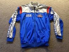 USA Olympics 1980s blue and