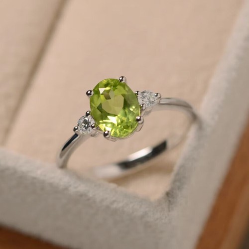Green peridot 925 sterling - green,