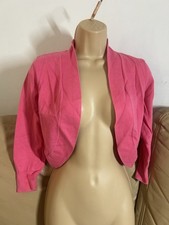 Wallis ladies pink Bolero size S