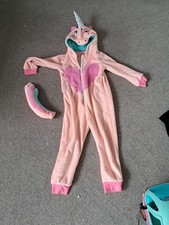 Sainsbury's Unicorn Onesie not gerber All in one 6-7 Peach And Pink