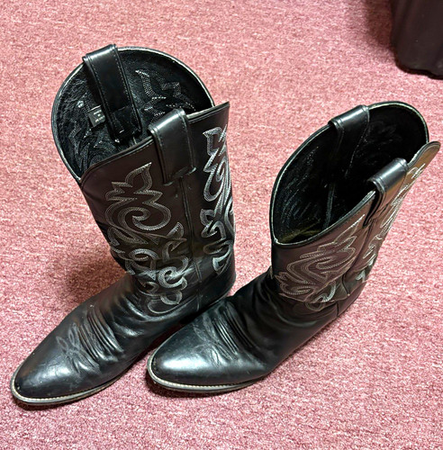 Justin men black western - men’s,