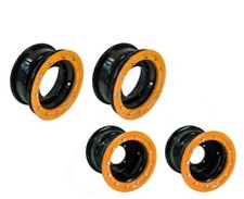 KFX 400 450R Front & Rear wheels Beadlock 10x5 and 8x8 Alba Racing BO 32