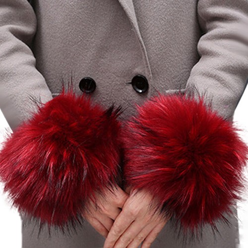 Womens faux fur - womens, cuffs