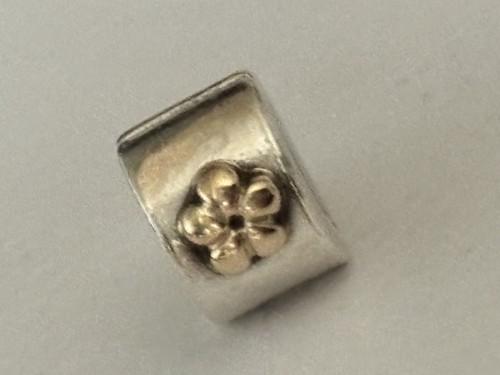 Pandora gold and silver flower - pandora,