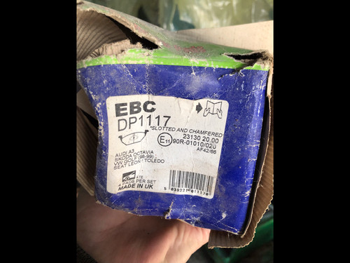 Ebc new brake pads 1117 - pads, dp