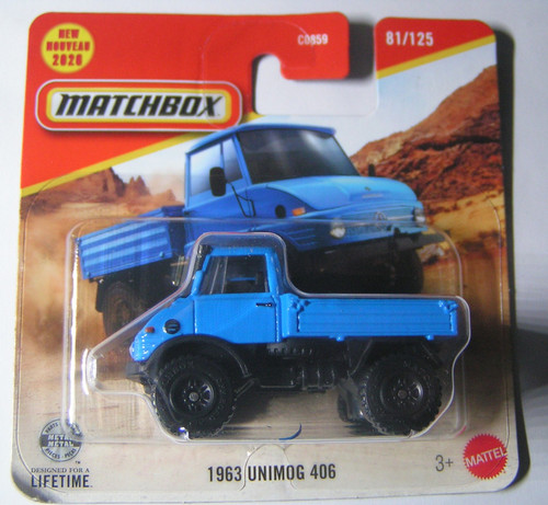 Matchbox 1963 unimog 406 truck - 1963,