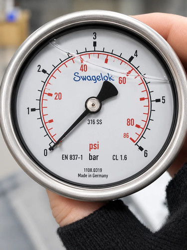 Swagelok pressure gauge - pressure,