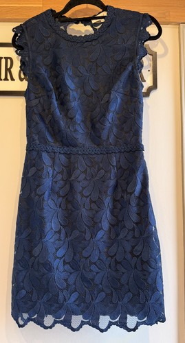Reiss navy sami lace detail - navy,