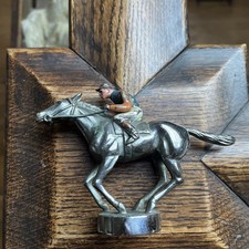 Vintage Racehorse & Jockey Car