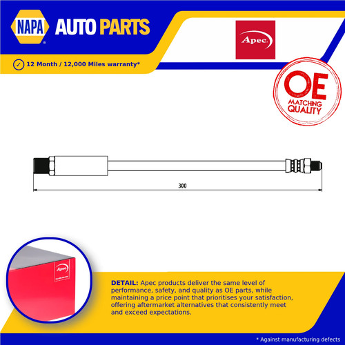 Brake hose front - brake,