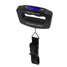 Hypercube Digital Luggage Scale 50Kg/110Lb Portable Travel Weigher – Black