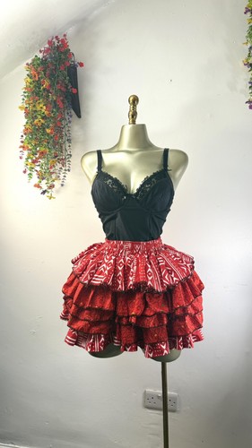 Ankara ruffle mini - ankara,
