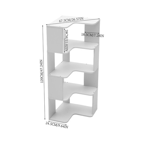 Tiers wooden corner - 3/4,