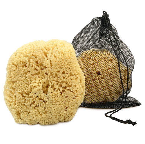 Real sea sponge - sponge, men