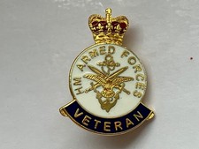 Armed Forces Veteran Enamel