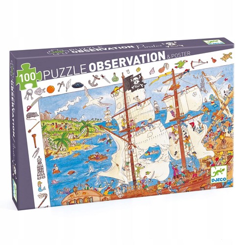 Djeco pirates observation 100 - djeco,