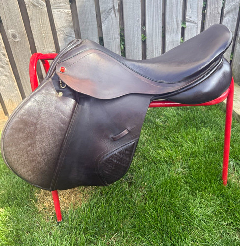 Albion jump saddle - jump, brown