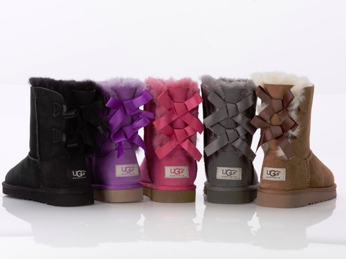 Ugg bailey bow kids boots - bow,