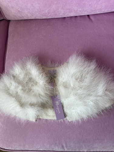 Monsoon girls fur shawl cape - fur,